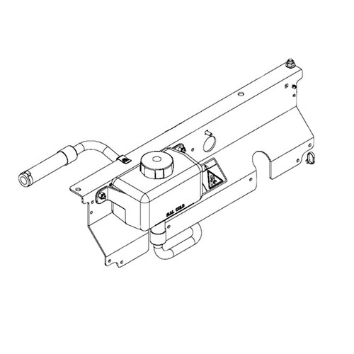 Husqvarna OEM 523017302 - Hose Expansion Tank Lt - Husqvarna Original Part - Image 1