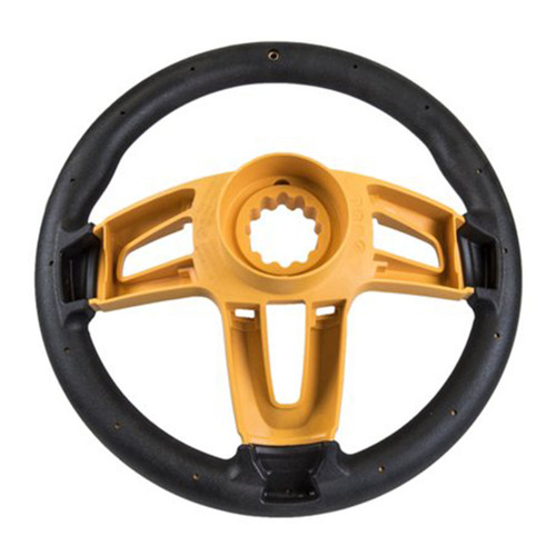 Husqvarna OEM 532424551 - Wheel Steering Mlt Br Yel/Ovrm - Husqvarna Original Part - Image 1
