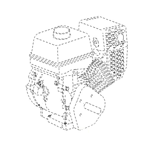 Husqvarna OEM 532445964 - Rp Engine Lct 208cc 14650124p - Husqvarna Original Part - Image 1