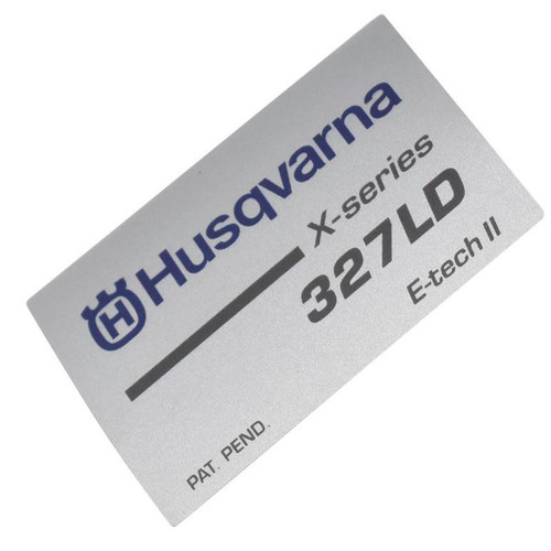 Husqvarna OEM 537353456 - Label 327ldx - Husqvarna Original Part - Image 1