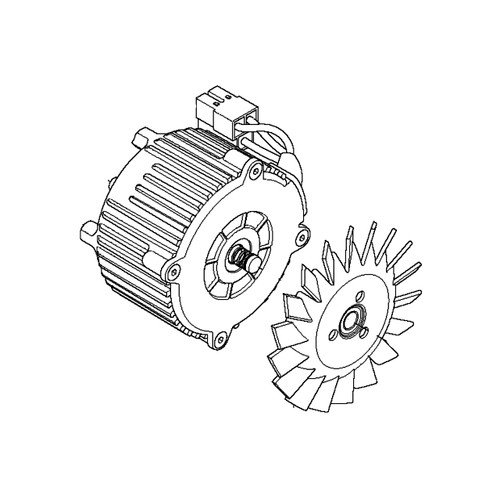 Husqvarna OEM 577315802 - Motor Assy Bldc D70 - Husqvarna Original Part - Image 1