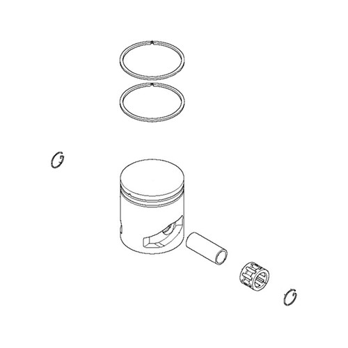 Husqvarna OEM 585998301 - Piston Assembly R18 - Husqvarna Original Part