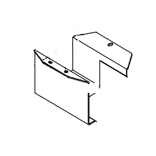 Husqvarna OEM 587451202 - Guard Muffler Wo Tow Hitchx431 - Husqvarna Original Part - Image 1