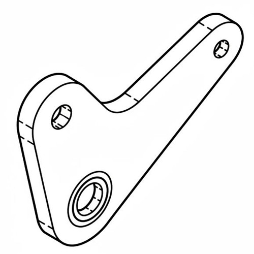 Husqvarna OEM 592654002 - Kit Arm Bellcrank/Bushings Rt - Husqvarna Original Part