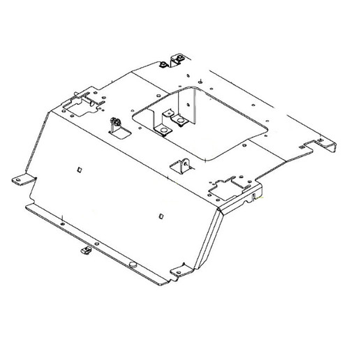 Husqvarna OEM 589481203 - Plate Seat Support;Rz X667; Jo - Husqvarna Original Part