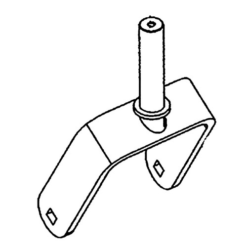 Husqvarna OEM 510186505 - Yoke Caster Orange - Husqvarna Original Part