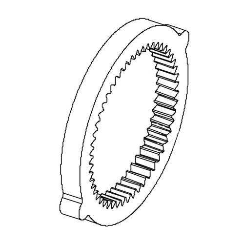 Hydro Gear OEM 50764 - Gear Ring 51t 6.4 OD - Hydro Gear Original Part - Image 1