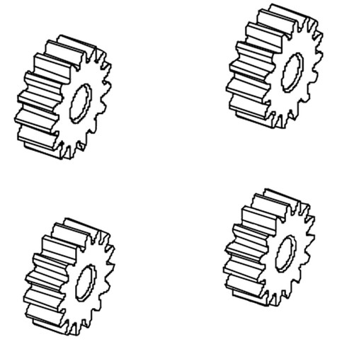 Hydro Gear OEM 50763 - Gear Planet 15t .5 - Hydro Gear Original Part - Image 1