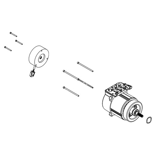 Hydro Gear OEM 71813 - Kit Motor Traction - Hydro Gear Original Part - Image 1