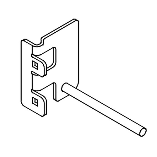 Hustler OEM 113954 - ANTI SCALP BRACKET W/A LEFT HAND 72 IN - Hustler Original Part