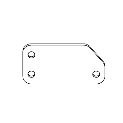 Hustler OEM 116473 - CLAMP PLATE - Hustler Original Part