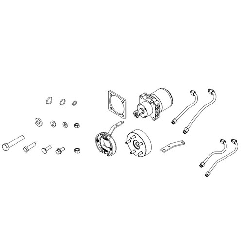 Hustler OEM 118399 - WHEEL MOTOR RETRO FIT - Hustler Original Part