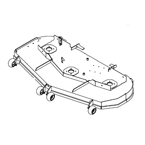 Hustler OEM 549170 - DECK W/A 72" HDZ XR7 - Image 1
