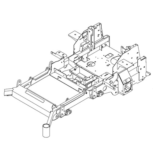 Hustler OEM 555395 - SERVICE FRAME SUPER 104 DIESEL Z CE - Hustler Original Part - NO LONGER AVAILABLE