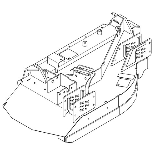 Hustler OEM 555428 - SERVICE DECK DECAL - Hustler Original Part