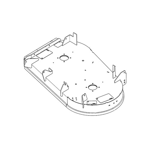 Hustler OEM 555459 - SERVICE DECK DECAL - Hustler Original Part