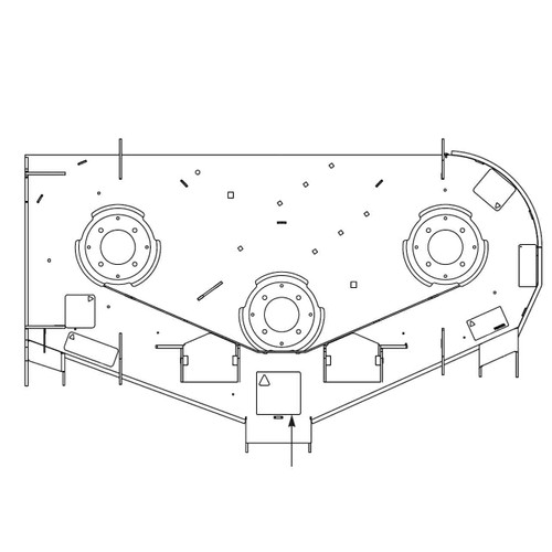 Hustler OEM 552872 - SERVICE DECK 48 IN FASTRAK - Hustler Original Part