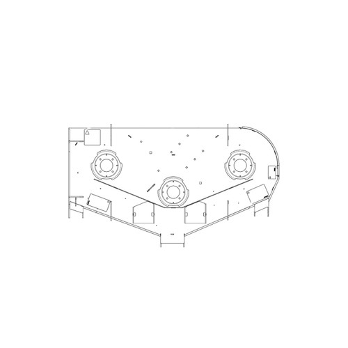 Hustler OEM 552873 - SERVICE DECK 54 IN FASTRAK - Hustler Original Part