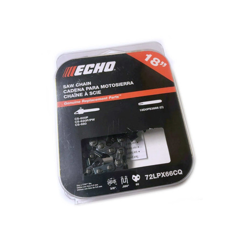 Echo OEM 72LPX66CQ - 18" POWER MATCH CHAIN - Echo Original Part - Image 1