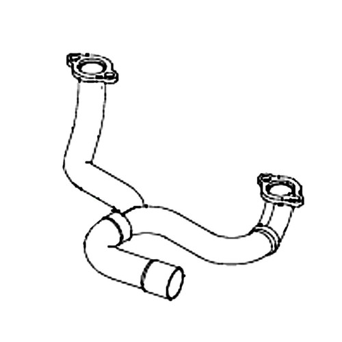 Hustler OEM 601004 - EXHAUST MANIFOLD FASTRAK KAW675 KAWASAKI - Hustler Original Part - NO LONGER AVAILABLE