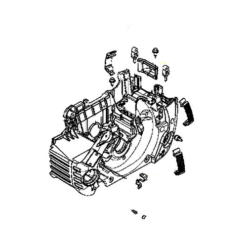 Husqvarna OEM 577595403 - Crankcase Assembly - Husqvarna Original Part