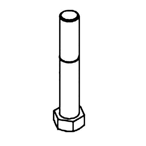 Husqvarna OEM 581332807 - Hex Head Cap Screw.7/16-20 X 2-3/4 - Husqvarna Original Part