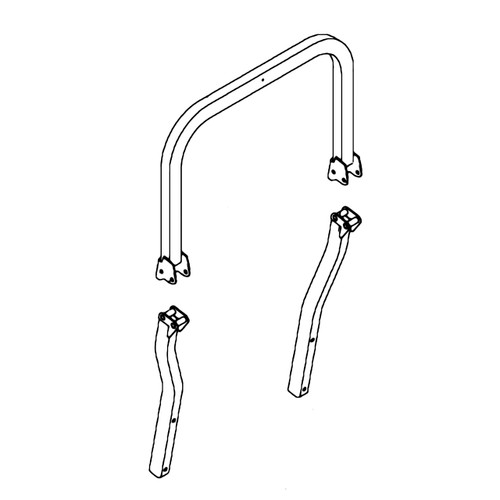 Hustler OEM 601443 - ROPS DZ FOLDING BULK - Image 1