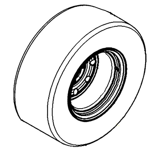 Husqvarna OEM 591091701 Tire 24X1212 Nhs Turfsmart Gl Husqvarna Original Part