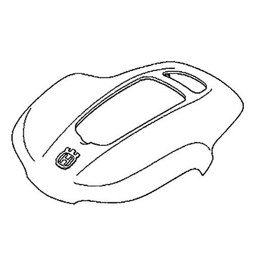 Husqvarna OEM 593734801 - Cover Top Grey - Husqvarna Original Part
