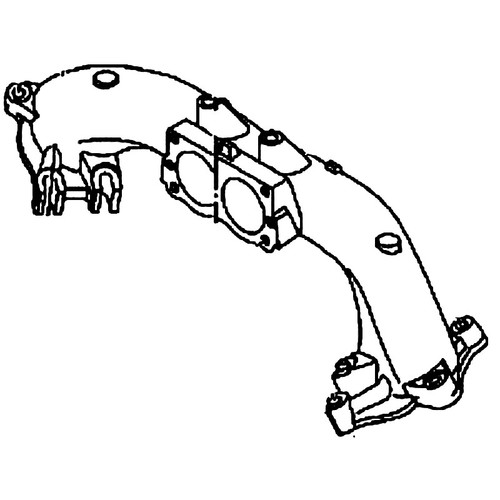 Husqvarna OEM 596843901 - Manifold Yamaha Pn 7Uc-E3585 - Husqvarna Original Part