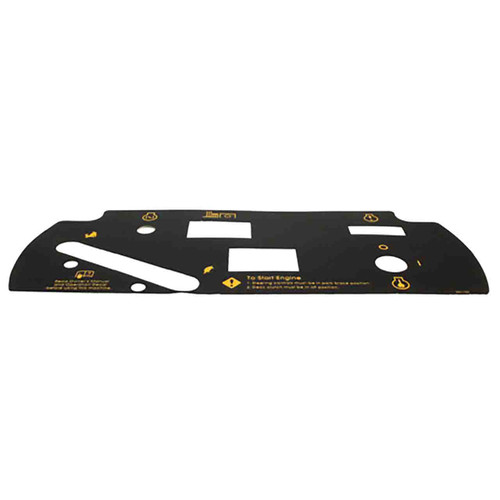 Hustler OEM 602233 - DECAL INSTRUMENT PANEL - Hustler Original Part