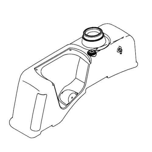 Hustler OEM 602977 - FUEL TANK FENDER RIGHT HAND - Hustler Original Part