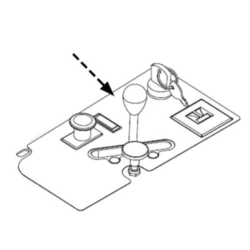 Hustler OEM 603916 - DECAL INSTRUMENT PANEL - Hustler Original Part