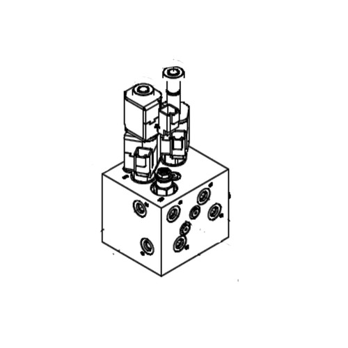 Hustler OEM 604047 - MANIFOLD BLOCK ASSEMBLY - Hustler Original Part