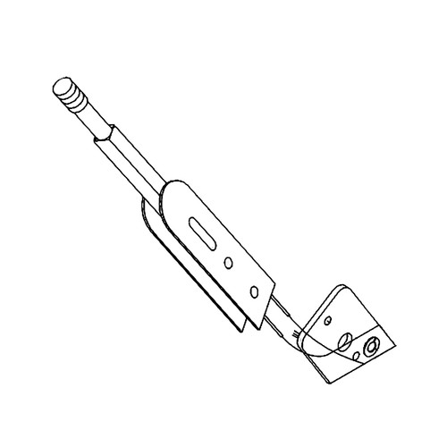 Hustler OEM 761619 - LEVER & CABLE ASSY - Image 1