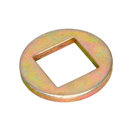 Hustler OEM 606199 - FLAT WASHER .781 X 1.50 X .13 SQUARE ZINC YELLOW - Hustler Original Part