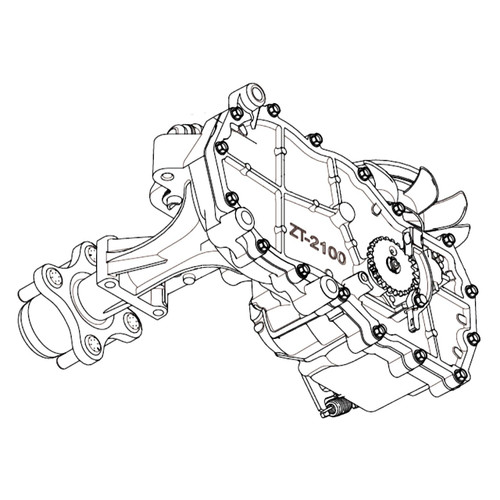 Hustler OEM 606766 - TRANSMISSION ZT2100 RT - Image 1