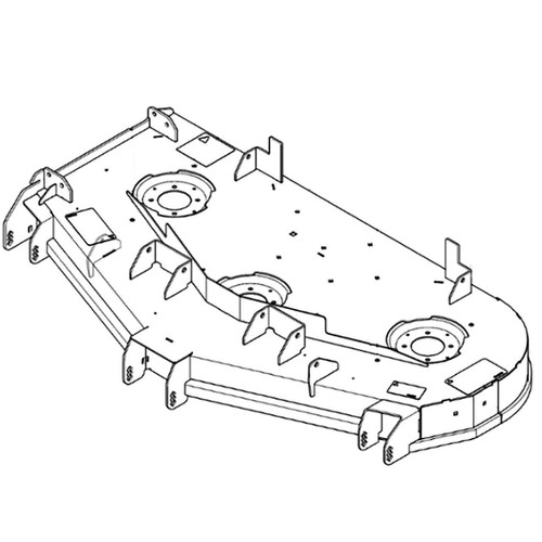 Hustler OEM 555451 - SERVICE DECK - Hustler Original Part