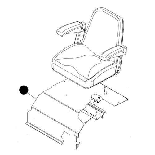 Briggs and Stratton OEM 5407076DYP WELD SEAT PLATE - RE - Briggs and Stratton Original Part