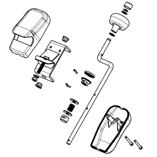 Briggs and Stratton OEM 770633 - KIT-CHUTE ROTATE REMOTE Briggs and Stratton Original Part - Image 1