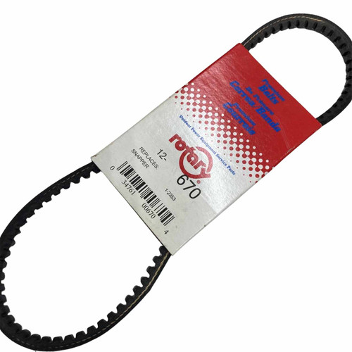 Rotary OEM 670 COGGED BELT FOR SNAPPER REPL SNAPPER 123 Rotary Original Part