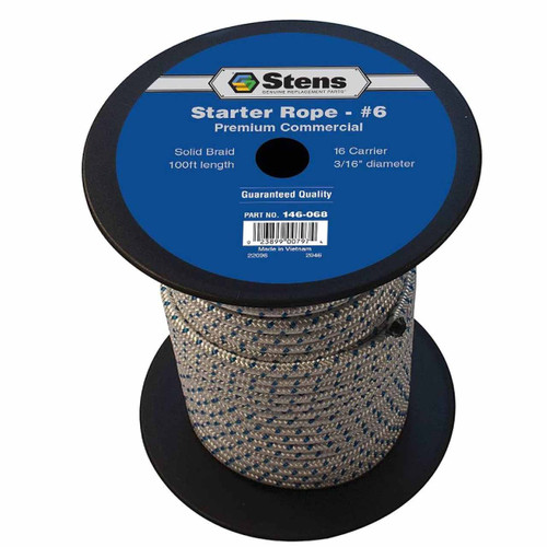 Stens OEM 146068 Stens 100 Solid Braid Starter Rope #6 Solid Braid Stens Original Part