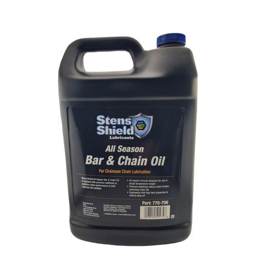 Stens OEM 770-706 - Stens Shield Bar and Chain Oil All season formula Four 1 gallon bottles - Stens Original Part PACK OF 4