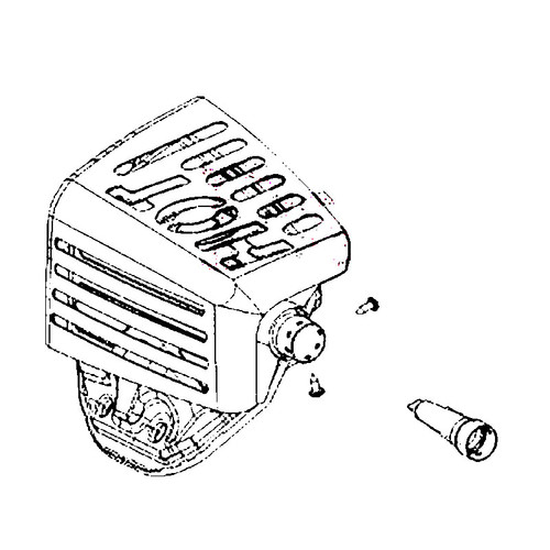 Kohler OEM 18 068 29-S - KIT; MUFFLER WITH SPARK ARRESTOR - Kohler Original Part
