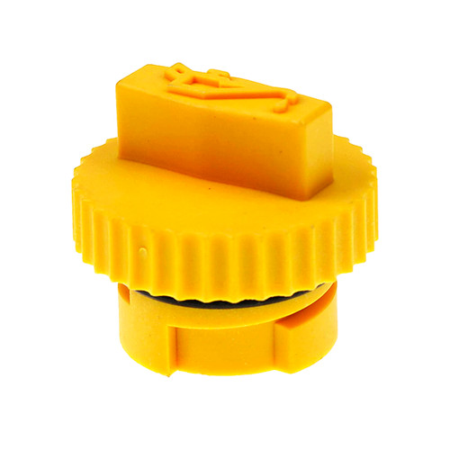 Kohler OEM 24 227 02-S - CAP ASSY OIL FILL (YELLOW) - Kohler Original Part - Image 1