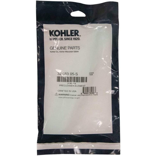Kohler OEM 32 083 05-S - PRE-CLEANER ELEMENT - Kohler Original Part - Image 1