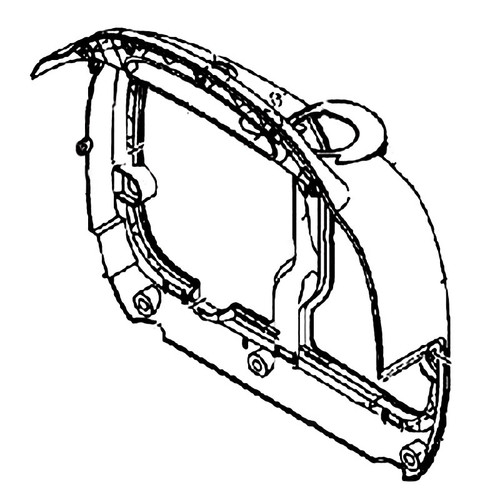 Kohler OEM 33 096 12-S - COVER; AIR CLEANER - REAR - Kohler Original Part