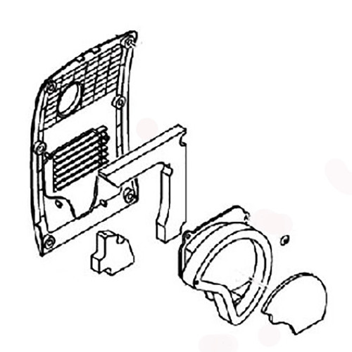 Kohler OEM 33 096 15-S - COVER; AIR CLEANER - ASSEMBLY 6 - Kohler Original Part