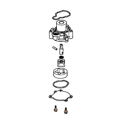 Honda OEM 15100-ZW9-020 - PUMP ASSY. OIL - Honda Original Part - Image 1