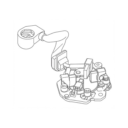 Honda OEM 31231ZZ3003 HOLDER ASSEMBLY BRUSH Honda Original Part